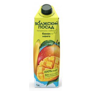 Волжский Посад НЕКТАР банан-манго 1л.